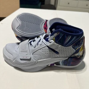 Nike Air Jordan Zion 2 Kids White Half Blue DO9514-467 GS Size 6 Womens 7.5 - Picture 1 of 19