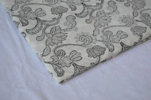 Indian Hand-Block Print Floral 100% Cotton Fabric 3 Yard New Print_1432 - Picture 1 of 13
