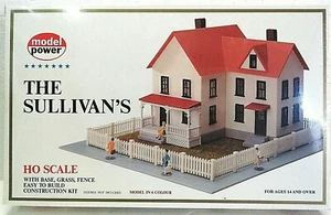 MODEL POWER House 488 THE SULLIVAN'S HO Scale Building Kit New - Bild 1 von 3