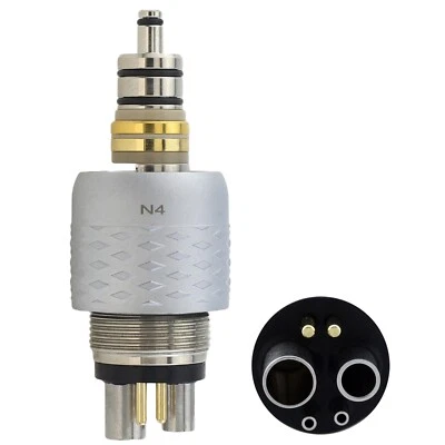 Acoplador de acoplamiento de pieza de mano dental COXO para fibra óptica de 6 orificios Roto CX207-GW Foto 1 de 4