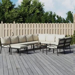 Homgoday 11-TLG. Gartenlounge Set Gartensofa Loungemöbel Gartenmöbel Set U6M4 - Bild 1 von 12