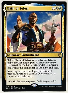 Oath of Teferi - #200-MTG-Dominaria (DOM)-Regular-NM - Picture 1 of 2