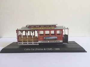 MINIATUR CABLE CAR US SAN FRANCISCO POWELL MASON UNITED RAILROADS GOLDEN GATE - Bild 1 von 7