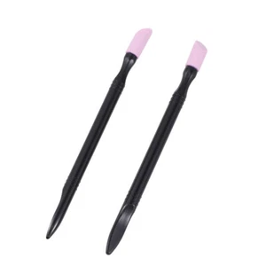 2 Pezzi Spingi Cuticole per Unghie con Punta in Gomma Spingi Cuticole per Unghie - Foto 1 di 12