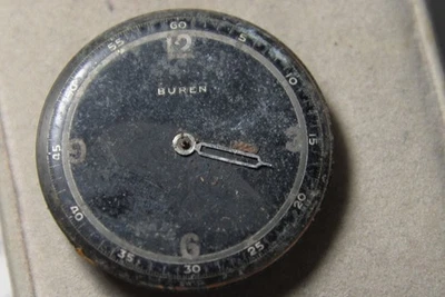 Vintage BUREN Grand Prix 17J Manual Wind Men's Watch Movement--4 Parts - Image 1 of 4