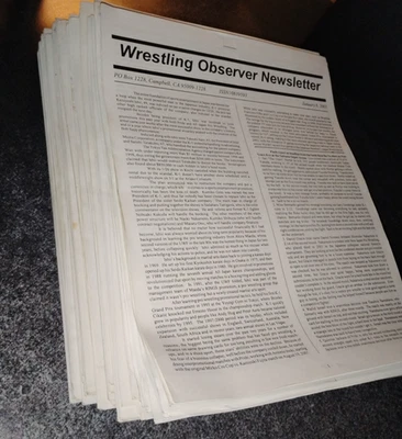 Boletín Wrestling Observer Dave Meltzer (2003, 51 números completos) Foto 1 de 4