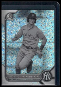 2022 Bowman Chrome Trey Sweeney #BCP-214 Black White Mini Diamond - Picture 1 of 2