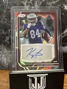 KYLE WILLIAMS RC 2025 SAGE NEXT LEVEL DEBUT Rookie Auto! New England Patriots - Foto 1 di 1