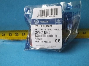 5 pcs of General Electric CEMA  P9B10VN Ref. No. 187002 Contact Block - Picture 1 of 5