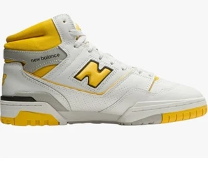 NEW BALANCE 650R TALLA 11.5 D BLANCO AMARILLO GRIS RETRO BALONCESTO ZAPATILLAS ALTAS - Imagen 1 de 12