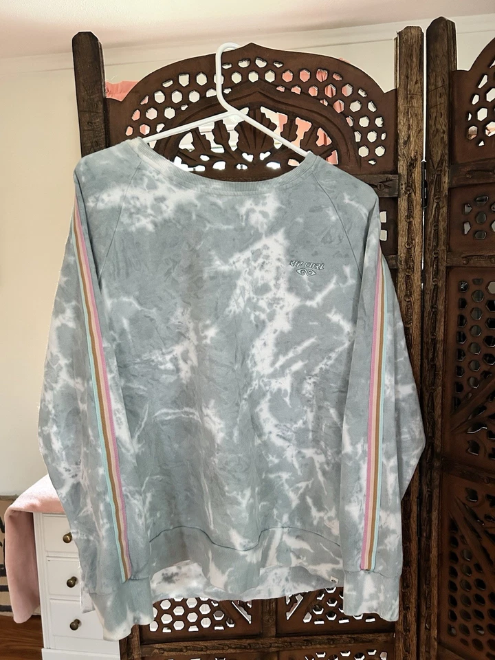 Rip Curl Mujer Doble Aleta Cuello Redondo Manga Larga Talla Mediana Foto 1 de 4