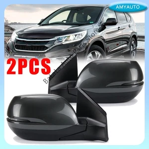 2Pcs Door Rearview Mirror Silver 9PIN For Honda CRV CR-V 2012-2016 RM1 RM2 RM4 - Picture 1 of 4