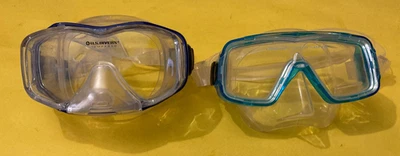 Lote de 2 máscaras de buceo ~ EE. UU. Vidrio sub templado Divers & Cressi Foto 1 de 4
