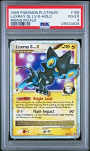 PSA 4 2009 Pokemon Platinum Rising Rivals Luxray Lv.X Holo Foil 109/111 - Picture 1 of 2