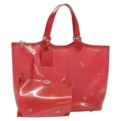 LOUIS VUITTON Epi Plage Lagoon Bay Tote Bag Red M92150 LV Auth 120743 - Image 1 of 4