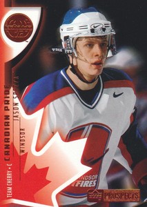 2001-02 UD Prospects CHL Hockey #42 Jason Spezza