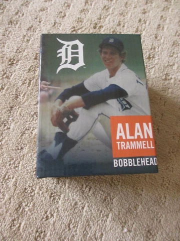 Detroit Tigers SGA Alan Trammell Bobblehead  Roar Of 84 New in Box Cover