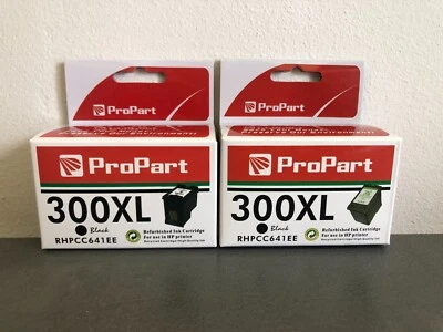 2 CARTUCCE RIGENERATE MULTIPACK HP 300XL NERO - ALTA CAPACITA' - Immagine 1 di 2