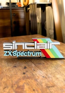Sinclair ZX Spectrum - Computer Logo Model *FREE UK POSTAGE* - Picture 1 of 5