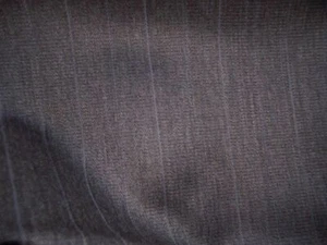 #21 ITALIANO MEDIO GRIS VERDE AZUL RAYAS TELA LANA PIEZAS 27"x 60" + 3yd X 18" - Imagen 1 de 1