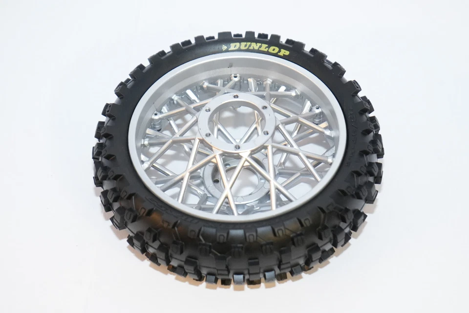 Losi Dunlop MX53 Reifen hinten montiert, chrom: Promoto-MX LOS46007