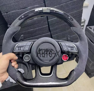 Volante Alcantara+LED de fibra de carbono para Audi Rs3 Rs4 Rs5 Rs6 S3 S4 S5 S6 S - Imagen 1 de 5
