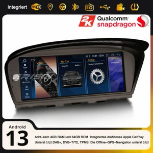 8,8" Android 14 DAB+ Autoradio BMW 5er E60 E61 E63 E64 E90 E91 E92 E93 CCC Navi - Bild 1 von 24