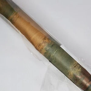 Vinyl Coated Wallpaper Ombre Stripe Brown Green Metallic Bronze Seabrook Design  - Picture 1 of 7