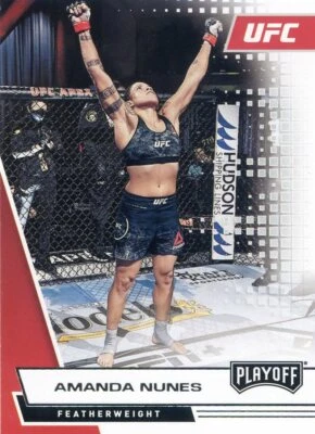 2021 PANINI CHRONICLES UFC PLAYOFF AMANDA NUNES NO. 64 - Image 1 of 2