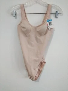 N.O.S. FLEXEES BY MAIDENFORM Corset Body Suit Size 34B STYLE 3756 BEIGE - Picture 1 of 10