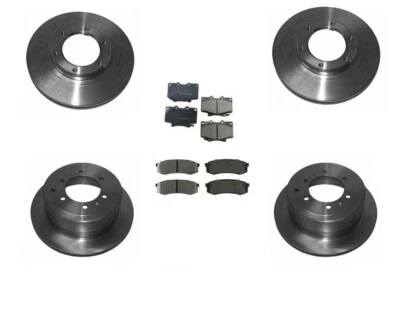 Rotores de pastillas de freno delanteras y traseras para Toyota Land Cruiser 93-97 y Lexus LX450 96-97 Foto 1 de 4