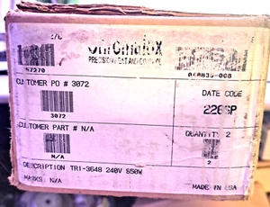 1 NEW CHROMALOX TRI-3648 ELEMENT 240 VOLT 850 WATT NIB ***MAKE OFFER*** - Picture 1 of 1