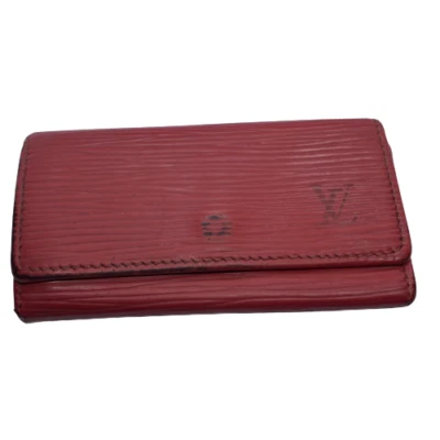 Louis Vuitton Red Epi Leather 4 Key Case - Some Flaws/Wear - Image 1 of 4