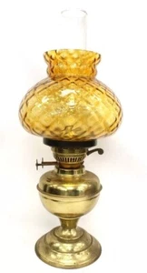 Vintage Messing Petroleumlampe - Bild 1 von 4