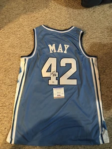 NORTH CAROLINA TAR HEELS- SEAN MAY SIGNED AUTOGRAPH JERSEY PSA COA CHAMP - Picture 1 of 7