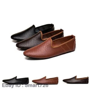 Mens Driving Pumps Moccasins Slip On Leisure Outdoor Loafers Shoes New - Picture 1 of 27