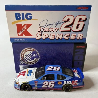 NASCAR Action Racing Jimmy Spencer 2001 Kmart #26 Ford Taurus 1/24 Diecast Foto 1 de 4