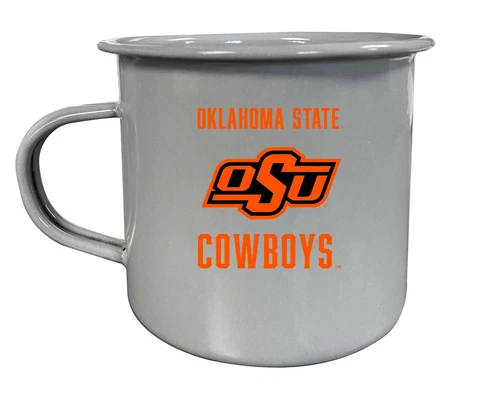 Oklahoma State OSU Cowboys Enameled Tin Camper Coffee Mugs Cover