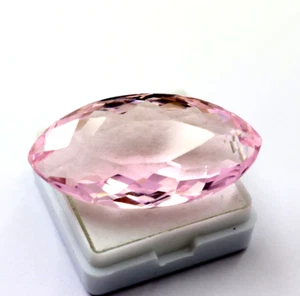 54.50 Ct Natural Rose Quartz Marquise Cut Pendent Size Certified Loose Gemstone - Picture 1 of 7