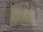Wilton Ivory Rolled Edge Double Layer Wedding Veil-Includes Clear Comb