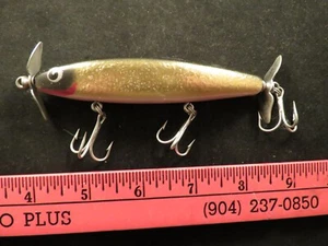 Custom Made Topwater Double Prop Fishing Lure Unfished Excellent Condition - Picture 1 of 7