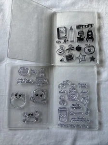 Lote de sellos de silicona transparente para álbumes de recortes sin montar - Imagen 1 de 5