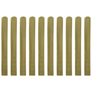 NNEVL 20 pcs Impregnated Fence Slats Wood 100 cm - Bild 1 von 1