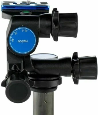 BENRO GD3WH 3-Way Geared Head Camera Tripod Head Allows Precise Positioning - Image 1 of 4