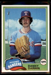 1981 Topps  Danny Darwin  #22 Texas Rangers
