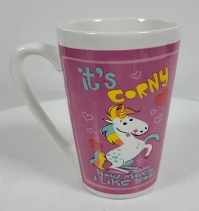 Unicorn Mug ~ It's Corny How Much I Like You ~ 14 oz - Picture 1 of 11