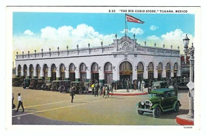 Tijuana Mexico - The Big Curio Store Vintage Postcard - Picture 1 of 2