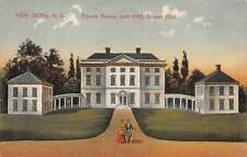 New Bern North Carolina Tyron's Palace, Color Lithograph Vintage Postcard U8486