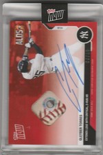 2020 Topps Now 392A Gleyber Torres New York Yankees Auto/Relic 7/10