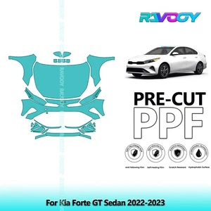 PreCut Paint Protection PPF Kit For Kia Forte GT Sedan 2022-2023 - Picture 1 of 7